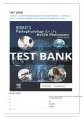 Test Bank Gould&rsquo;s Pathophysiology for the Health Professions 7th Edition by VanMeter & Hubert Complete Questions and Verified Answers 2025&ndash;2026 A&plus;