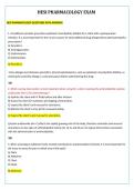 HESI PHARMACOLOGY EXAM 