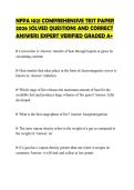 NFPA 1021 COMPREHENSIVE TEST PAPER 2026 SOLVED QUESTIONS AND CORRECT ANSWERS EXPERT VERIFIED GRADED A&plus;