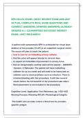 BPH NCLEX EXAM &vert;&vert; MOST RECENT EXAM 2026-2027  ACTUAL COMPLETE REAL EXAM QUESTIONS AND   CORRECT ANSWERS &lpar;VERIFIED ANSWERS&rpar; ALREADY  GRADED A&plus; &vert; GUARANTEED SUCCESS&excl;&excl; NEWEST  EXAM &vert; JUST RELEASED&excl;&excl;