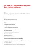 Nan McKay HCV Specialist Certification Actual Exam Questions and Answers&vert; Latest Update 2026&sol;2027