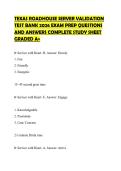 TEXAS ROADHOUSE SERVER VALIDATION TEST BANK 2026 EXAM PREP QUESTIONS AND ANSWERS COMPLETE STUDY SHEET GRADED A&plus;