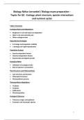 Biology Abitur Lernzettel &sol; Biology exam preparation -  Topics for Q2 - Ecology&comma; plant structure&comma; species interactions  and nutrient cycles