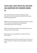 NU 623 QUIZ 1 ADULT HEALTH FULL SOLUTION 2026 QUESTIONS WITH ANSWERS GRADED A&plus;