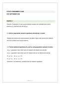 PYC3713 Assignment 2 2026 &vert; Due September 2026 - Distinction Guaranteed 