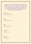 CHS EXAM &sol; 2026 CHS MIDTERM EXAM &lpar;ENTRCULTURAS UNIDAD 1& 2&rpar; ACTUAL TEST COMPLETE ACCURATE EXAM APPROVED QUESTIONS AND CORRECT DETAILED ANSWERS &lpar;100&percnt; CORRECT VERIFIED SOLUTIONS&rpar; CURRENTLY UPDATED VERSION 2026 EDITION &vert;GUARANTEED PASS A&plus; &vert;FULL REVISED CHS M