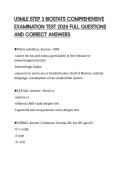 USMLE STEP 3 BIOSTATS COMPREHENSIVE  EXAMINATION TEST 2026 FULL QUESTIONS  AND CORRECT ANSWERS 