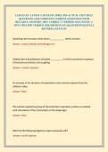 LAB EXAM &sol; LATEST LAB EXAM APRIL 2026 ACTUAL TEST REAL QUESTIONS AND COMPLETE CURRENT QUESTIONS WITH RELIABLE ANSWERS &lpar;100&percnt; CORRECT VERIFIED SOLUTIONS&rpar; A NEW UPDATED VERSION 2026 EDITION &vert;GUARANTEED PASS &vert;FULL REVISED LAB EXAM