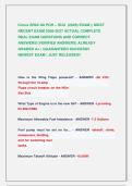 Cirrus SR20 G6 POH &ndash; SUU  &lpar;2026&rpar; EXAM &vert;&vert; MOST  RECENT EXAM 2026-2027 ACTUAL COMPLETE             REAL EXAM QUESTIONS AND CORRECT                  ANSWERS &lpar;VERIFIED ANSWERS&rpar; ALREADY                  GRADED A&plus; &vert; GUARANTEED SUCCESS&excl;&excl;                   NEWEST