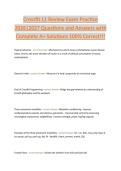 Crossfit L1 Review Exam Practice  2026&vert;2027 Questions and Answers with  Complete A&plus; Solutions 100&percnt; Correct&excl;&excl;&excl;