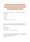 IBUS 401 Exam 3 Practice 2026&vert;2027  Questions and Answers with Complete  A&plus; Solutions 100&percnt; Correct&excl;&excl;&excl; 