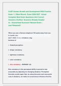 CLEP Human Growth and Development REA Practice  Exam 1 &vert;&vert; Most Recent  Exam 2026-2027  Actual  Complete Real Exam Questions And Correct                     Answers &lpar;Verified  Answers&rpar; Already Graded                                  A&plus; &vert; Guaranteed Success