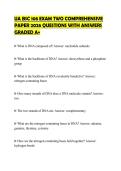 UA BSC 108 EXAM TWO COMPREHENSIVE PAPER 2026 QUESTIONS WITH ANSWERS GRADED A&plus;