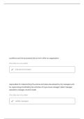 MNGT 3100 EXAM 1 LIESL WESSON &lpar;CH&period; 1-5&rpar; QUESTIONS WITH CORRECT ANSWERS