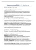 Samenvatting Blok 1 - 2e Deeltoets Gebitsprothese &lpar;Cyclus 3&period;1&rpar; - Tandheelkunde