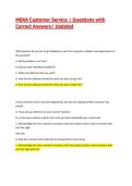 MERA Customer Service &vert; Questions with Correct Answers&vert; Updated 2026&sol;2027&vert;