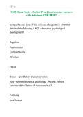 MSW Exam Study - Pocket Prep Questions and Answers with Solutions UPDATED&excl;&excl;&excl;&period;