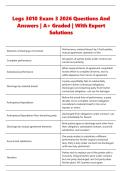 Legs 3010 Exam 3 2026 Questions And  Answers &vert; A&plus; Graded &vert; With Expert  Solutions