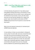 MSW - exam Prep 3 Questions and Answers with Solutions UPDATED&excl;&excl;&excl;&period;