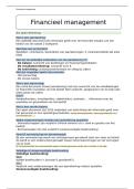 Samenvatting - Financieel management