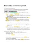 Samenvatting Innovatiemanagement - Compleet overzicht &lpar;NUUF&comma; Agile Stage-Gate&comma; Portfolio&rpar;