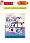 Leddy & Pepper&rsquo;s Professional Nursing&comma; 9th Edition by Lucy Hood &ndash; Test Bank Questions and Answers &vert; Chapters 1&ndash;22 Complete &lpar;A&plus; Grade&rpar;