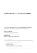 Med-Surge ATI Practice A Focused Review questions and answers