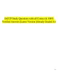 IACCP Study Questions with all Correct & 100&percnt; Verified Answers &vert;Latest Version &vert;Already Graded A&plus;