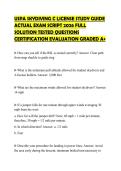 USPA SKYDIVING C LICENSE STUDY GUIDE ACTUAL EXAM SCRIPT 2026 FULL SOLUTION TESTED QUESTIONS CERTIFICATION EVALUATION GRADED A&plus;