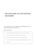 Med Surg II Exam 1 ATI questions and answers