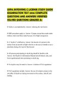 USPA SKYDIVING C LICENSE STUDY GUIDE EXAMINATION TEST 2026 COMPLETE QUESTIONS AND ANSWERS VERIFIED SOLVED QUESTIONS GRADED A&plus;