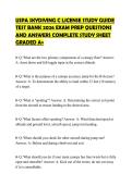 USPA SKYDIVING C LICENSE STUDY GUIDE TEST BANK 2026 EXAM PREP QUESTIONS AND ANSWERS COMPLETE STUDY SHEET GRADED A&plus;