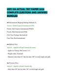 USPS SSA ACTUAL TEST PAPER 2026 COMPLETE QUESTIONS AND ANSWERS BUNDLED
