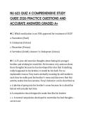NU 623 QUIZ 4 COMPREHENSIVE STUDY GUIDE 2026 PRACTICE QUESTIONS AND ACCURATE ANSWERS GRADED A&plus;