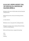 NU 636 QUIZ 2 HERZING UNIVERSITY FINAL TEST PAPER 2026 FULL QUESTIONS AND SOLUTIONS VERIFIED A&plus;