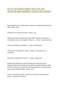 ALL OF THE QUIZZES DONE IN BIOL 3201 LAB - QUESTIONS AND ANSWERS &vert; SOLVED 100&percnt; CORRECT&period;