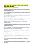 RAD 110 LATEST 2026 STUDY GUIDE QUESTIONS AND SOLUTIONS RATED