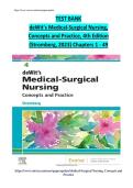 deWit&rsquo;s Medical Surgical Nursing Concepts and Practice 4th Edition Study Notes with Clinical Care Guidelines and Exam Preparation Guide