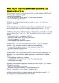 APCO POLICE 2026 CORE EXAM TEST QUESTIONS AND SOLUTIONS RATED