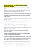 APCO POLICE 2026 STUDY GUIDE QUESTIONS AND SOLUTIONS RATED