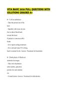 VITA BASIC 2026 FULL QUESTIONS WITH SOLUTIONS GRADED A&plus;