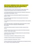 APCO POLICE COMMUNICATIONS 2026 EXAM SCRIPT UPDATED QUESTIONS AND SOLUTIONS