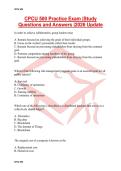 CPCU 500 Practice Exam &vert;Study Questions and Answers &vert;2026 Update