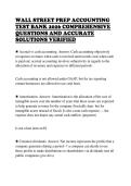 WALL STREET PREP ACCOUNTING TEST BANK 2026 COMPREHENSIVE QUESTIONS AND ACCURATE SOLUTIONS VERIFIED