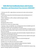 SCM 300 Final Certification Exam 2026&sol;2027 Practice Questions with Guaranteed Pass Answers
