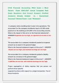 D102 Financial Accounting WGU Exam &vert;&vert; Most  Recent  Exam 2026-2027 Actual Complete Real  Exam Questions And Correct Answers &lpar;Verified   Answers&rpar; Already Graded  A&plus; &vert; Guaranteed  Success&excl;&excl; Newest Exam &vert; Just  Released&excl;&excl;