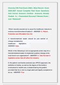 Diversity IHS Final Exam 2026 &vert;&vert; Most Recent  Exam  2026-2027 Actual Complete Real Exam Questions  And Correct Answers &lpar;Verified  Answers&rpar; Already  Graded  A&plus; &vert; Guaranteed Success&excl;&excl; Newest Exam &vert;  Just  Released&excl;&excl;