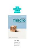 Principles of Macroeconomics 6th Edition Study Notes with Economic Concepts&comma; Models and Complete Exam Preparation Guide
