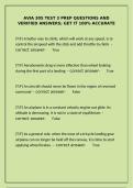 AVIA 305 Test 3 Prep &ndash; Verified Questions & Answers