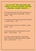 AVIA 305 Test Prep questions and correct detailed answers &lpar;verified answers&rpar;&semi; already graded a&plus;